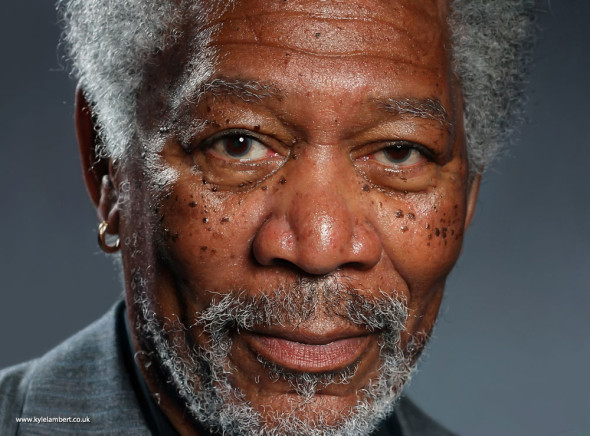 kyle-lambert-morgan-freeman-photorealistic-ipad-painting