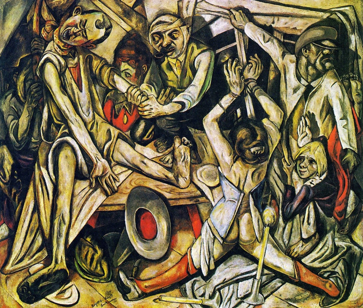 Max Beckmann; The Night better, 1919